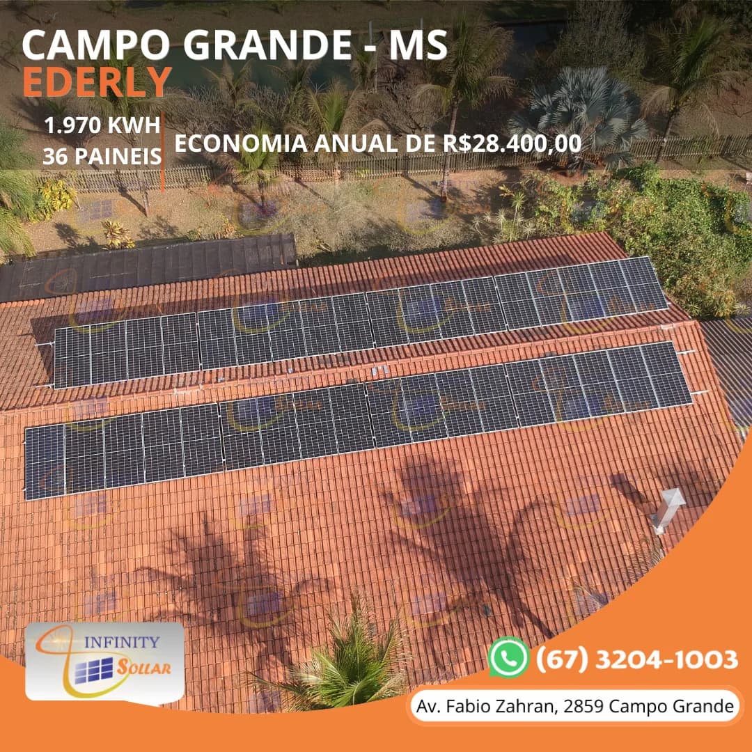 Projeto Infinity Sollar de Ederly em Campo Grande MS